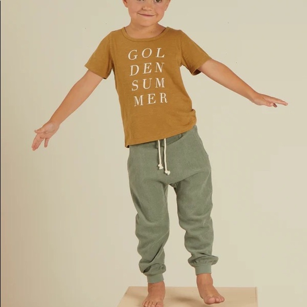 Rylee + Cru Golden Summer Shirt. Size 4T